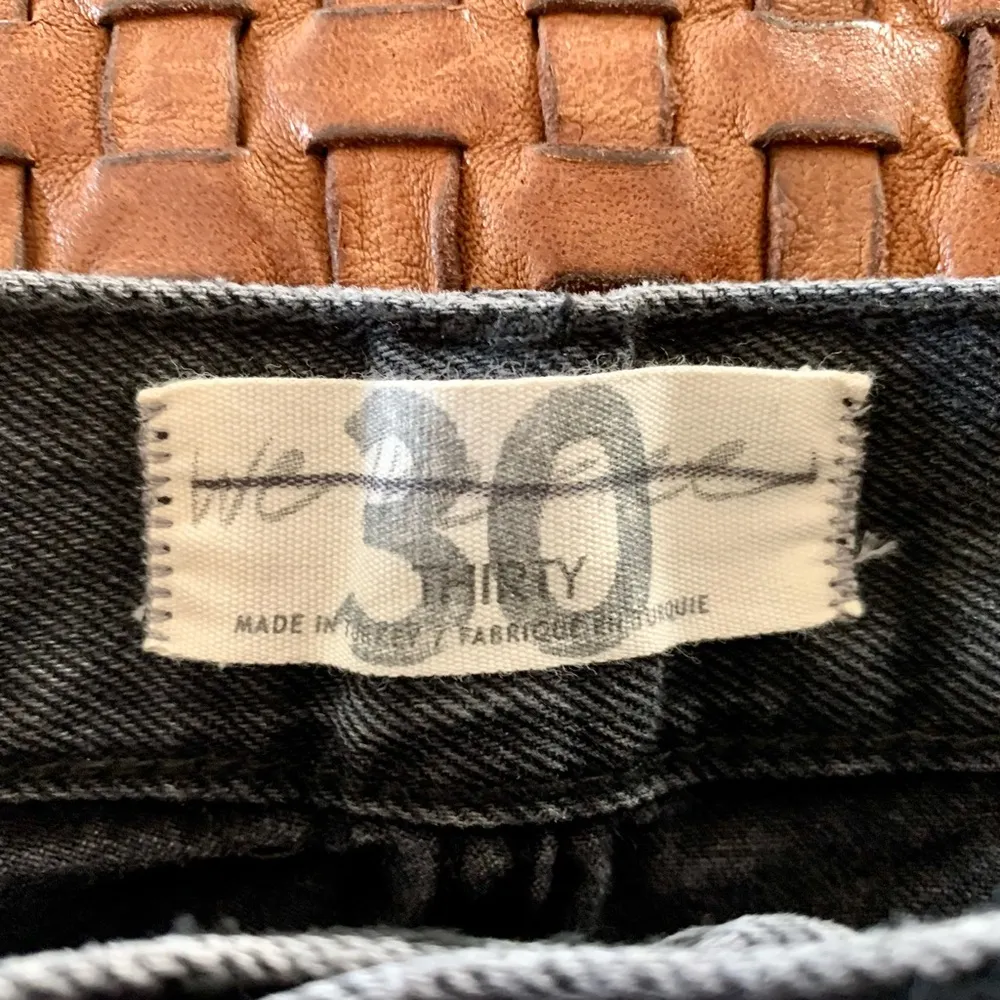 NEW FREE PEOPLE Black Distressed Jeans - Image 3