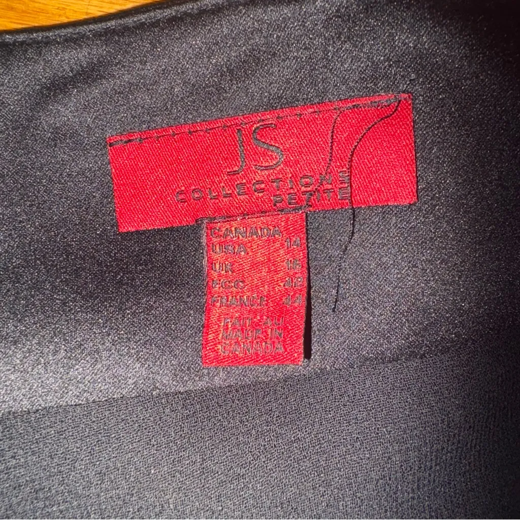 JS Collection Wide Leg Beaded Pants Size 14p - Image 3