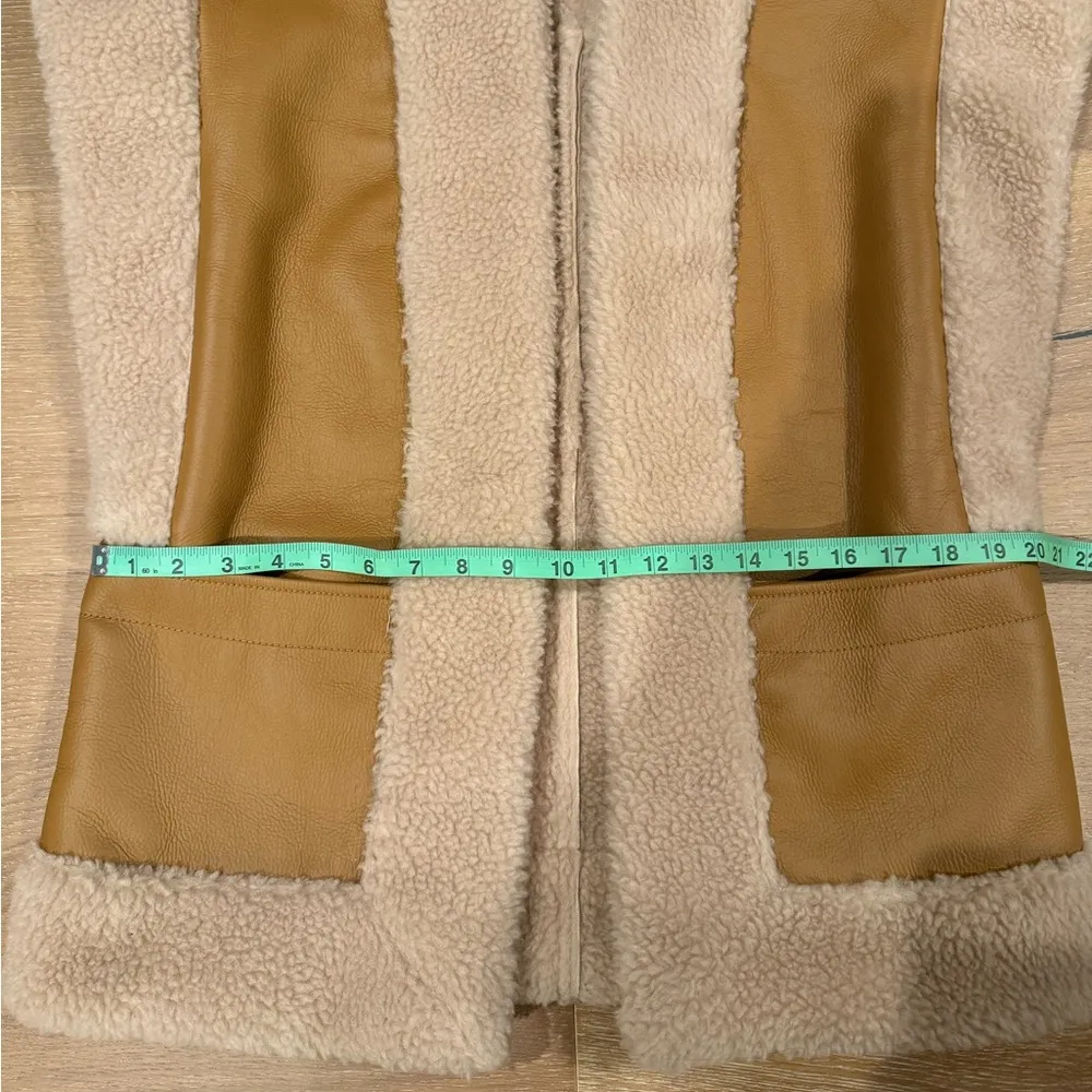 A.L.C. Sutton Faux Shearling Vest S - Image 8