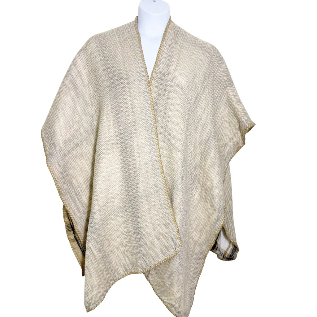 Woolrich Reversible Poncho Shaw One‎ Size - Image 8