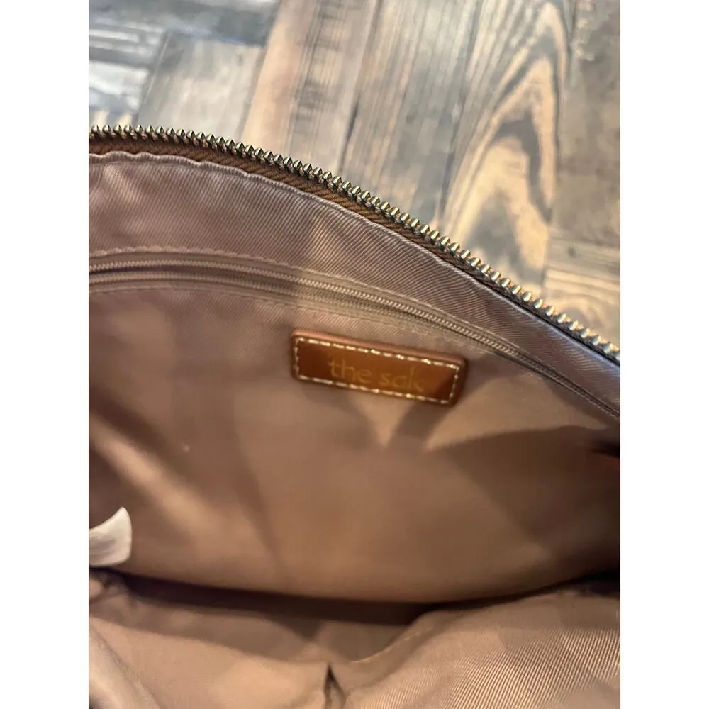 The Sak Crossbody Purse 100% Leather Embroidered Floral Cottage Boho Western - Image 5