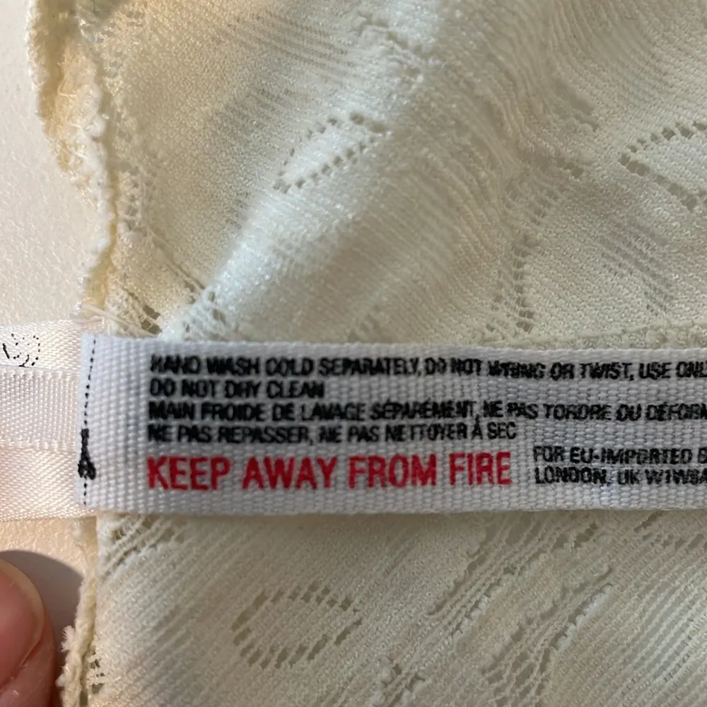 Free People Intimately Free cream Lace Bralette Sz M - Image 5