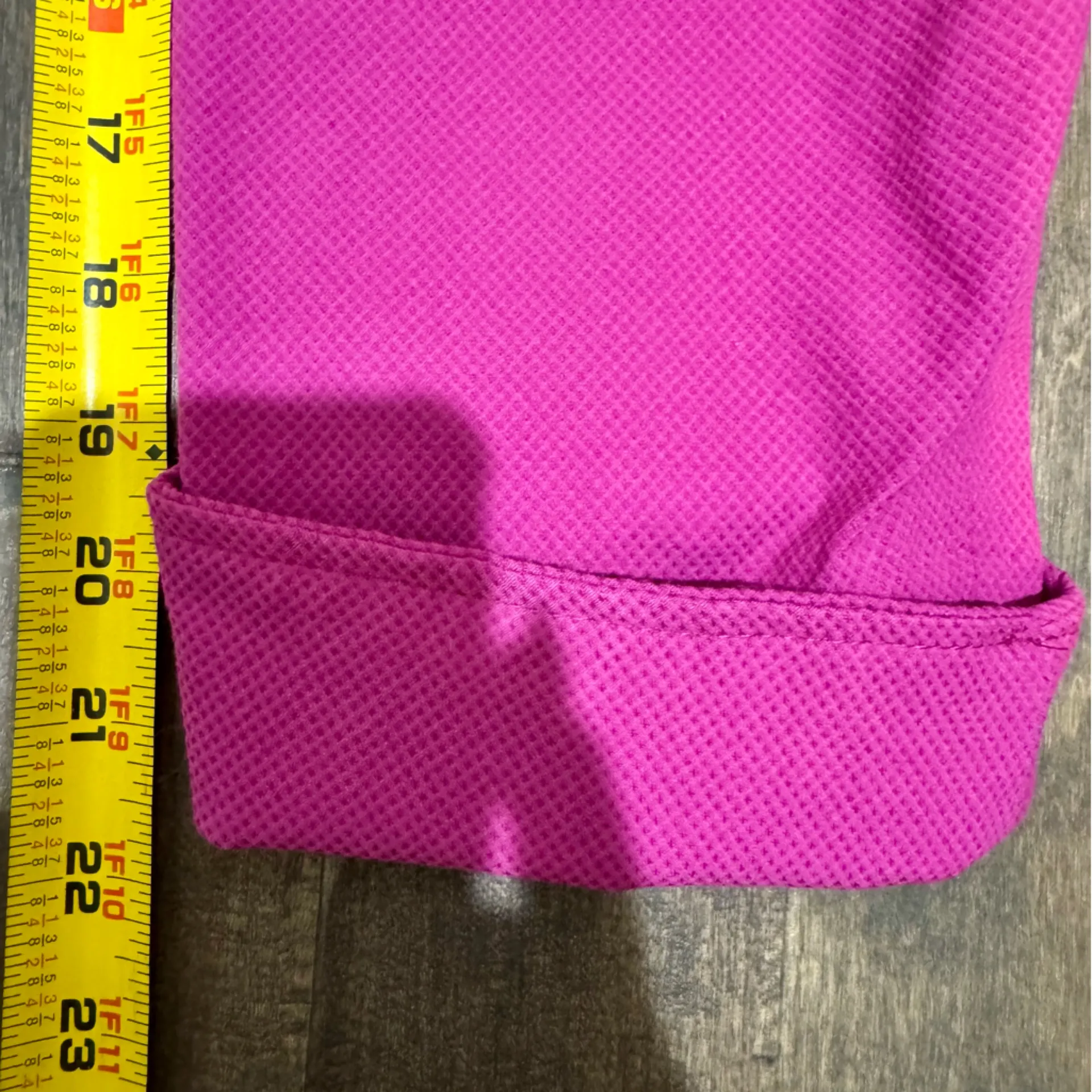 Chico’s Size 3 (XL) Magenta Textured Blazer | Hook & Eye Statement Jacket Pink - Image 15