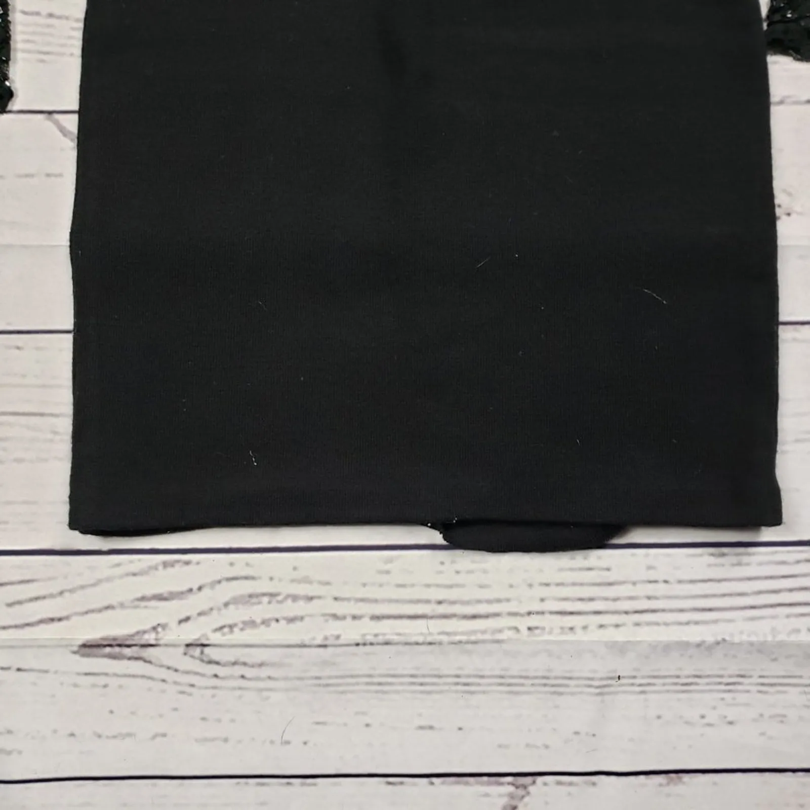 Collections Michelle Stuart Black Long Sleeve Sweater Dress Women's Size Medium - Image 2