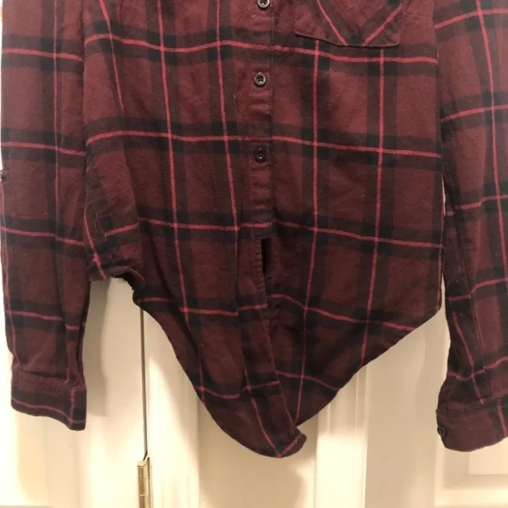 Love Tree Plaid Button Down Shirt - Image 6