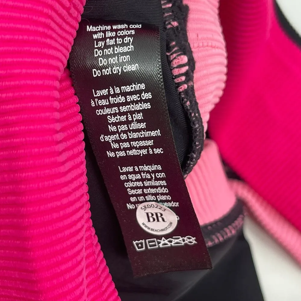 BEACH RIOT Gwen Top Size Extra Small NWT Amour Colorblock Athetic Beach Swim - Image 10