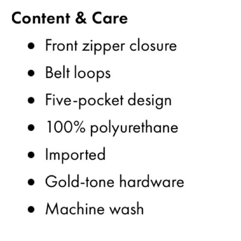 Boston Proper Tan Faux Leather Skinny Mid Rise Ankle Pants 2 - Image 10