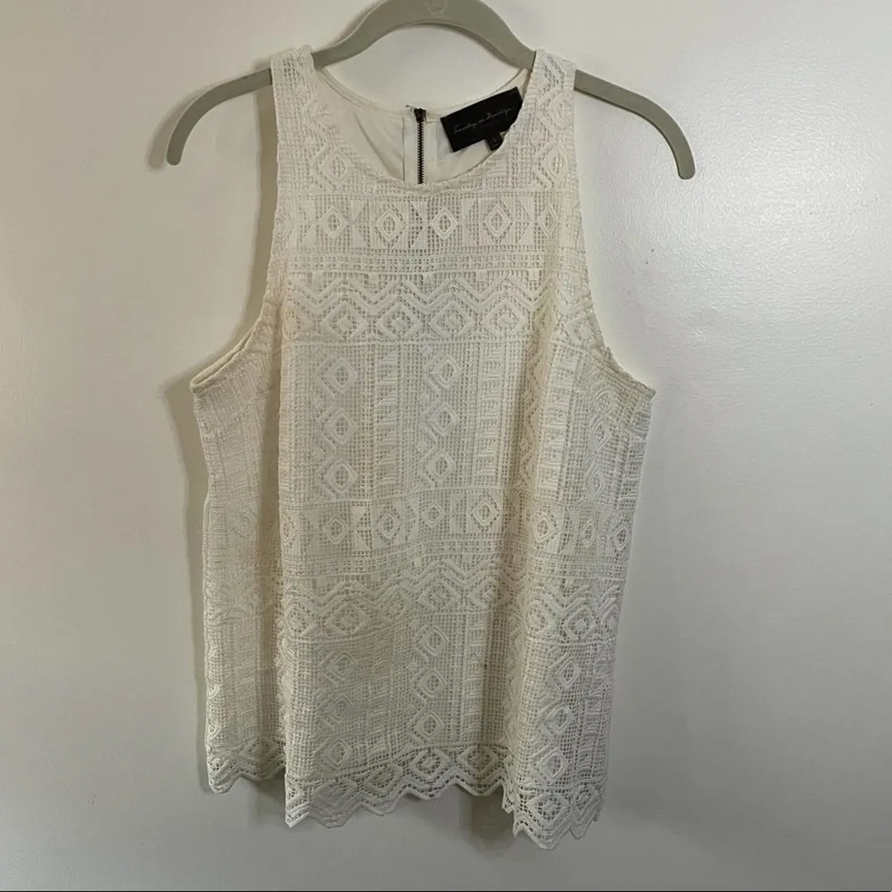 Anthropologie Sunday in Brooklyn Vivi Lace Tank - Image 3