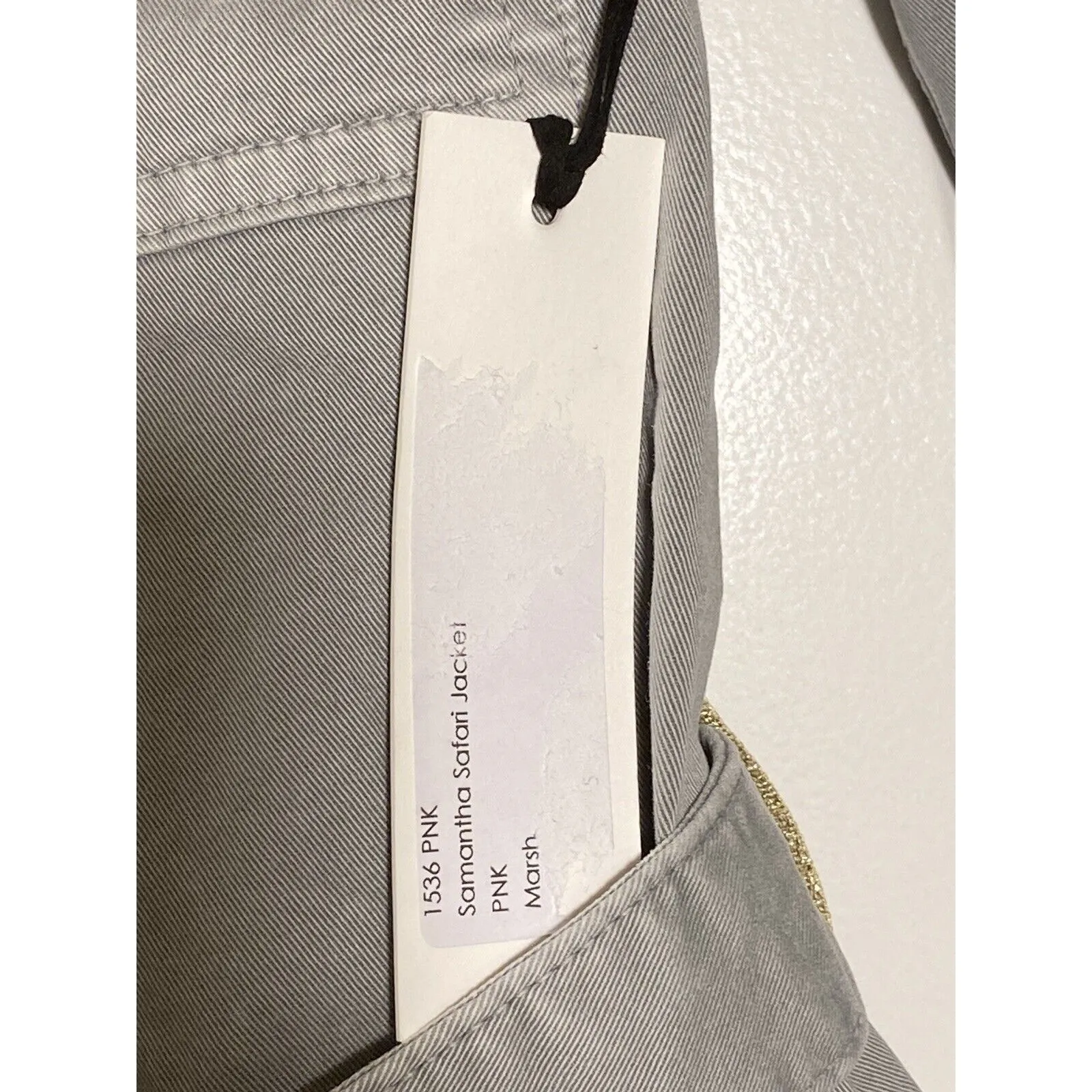 NWT L'AGENCE Samantha Safari‎ Button Belted Jacket Size S - Image 7