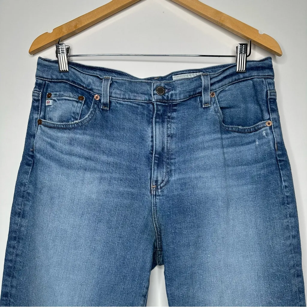 Adriano Goldschmied AG AG-ED Brinley Mid -Rise Straight Leg Jeans Size 32 - Image 5