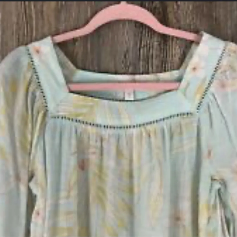 LC Lauren Conrad Aqua shirt - Image 4
