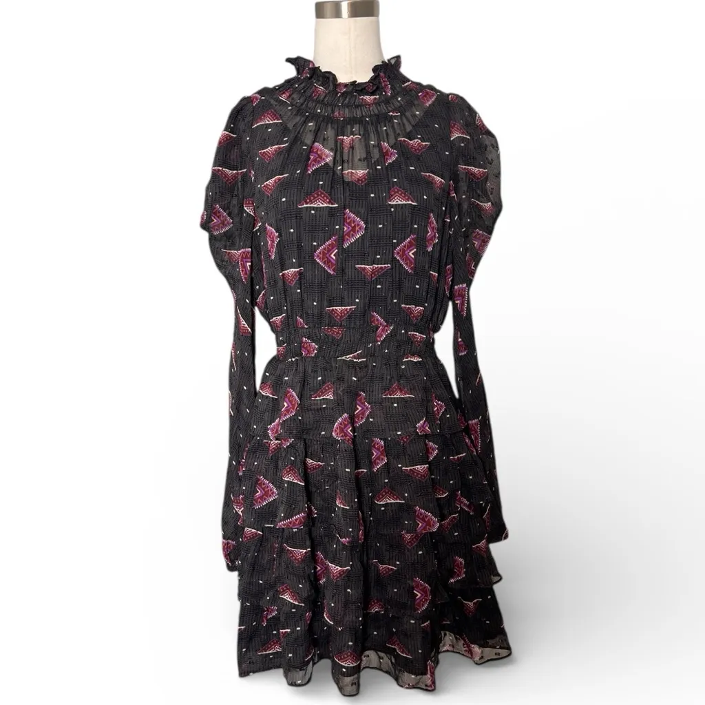 ba&sh Catia Mini Ruffled Dress - Image 4