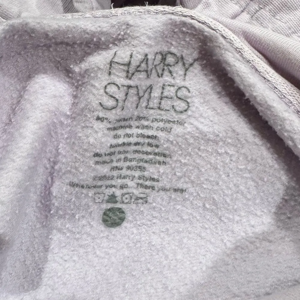 Harry Styles Love On Tour Track List Lavender Hoodie Women’s Small - Image 2