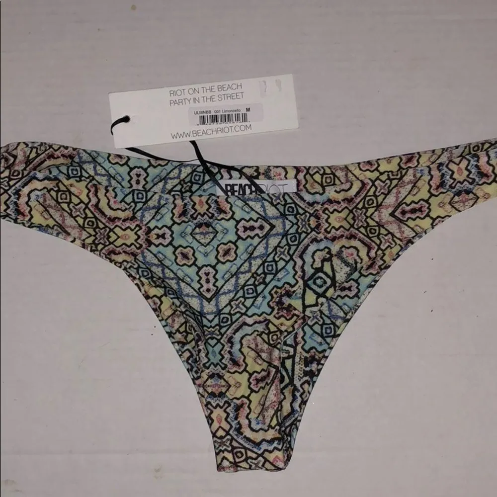Beach Riot - Limoncello Casa Hipster Bikini Bottom‎ nwt - Image 3