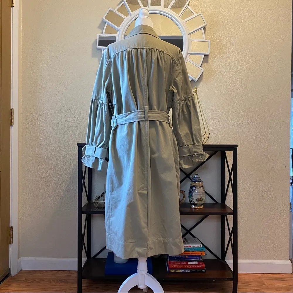 Joie Alwena Trench Coat in Khaki Size XL NWT - Image 9