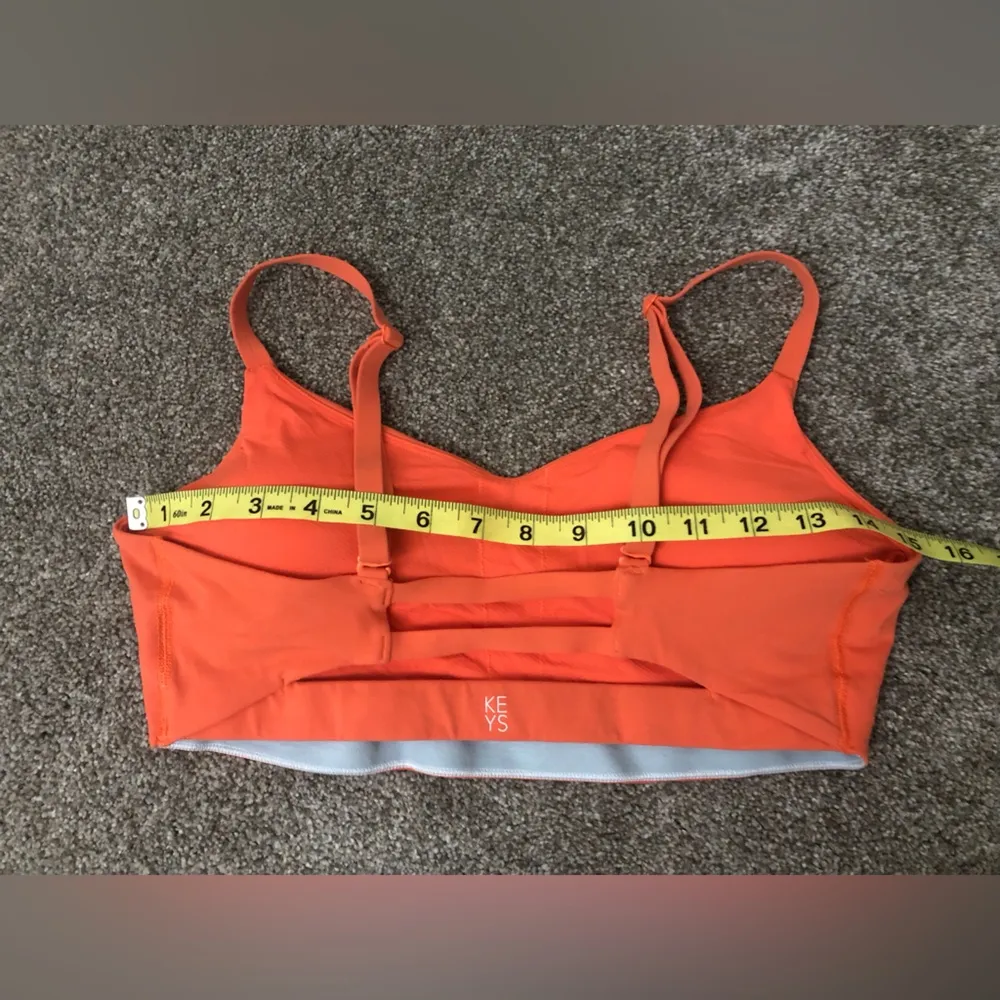 Athleta  x Alicia Keys Elation Athletic Sports Bra in Jewel Orange Size Medium - Image 8