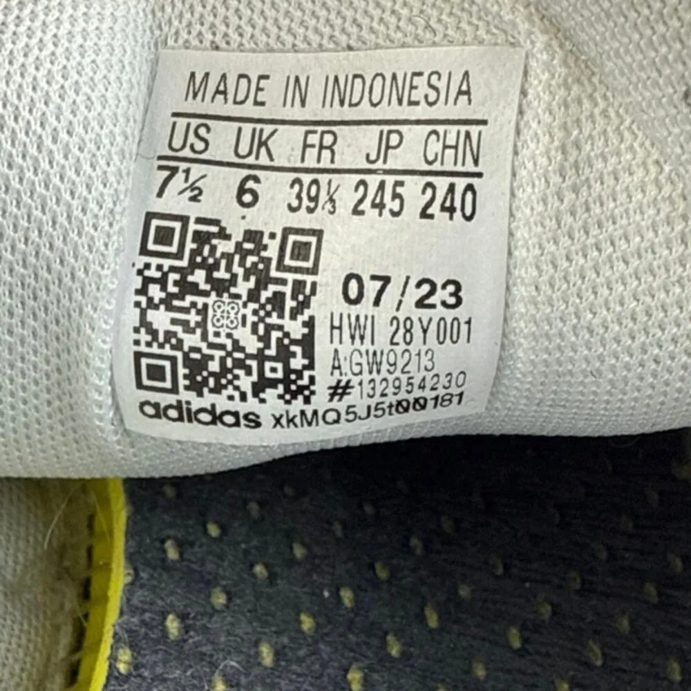 Adidas Grand Court 2.0 Women's White Gold Lace Up Athletic Sneaker Shoes Sz 7.5 - Image 7