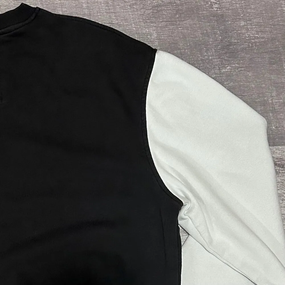 GDS University Iowa Hawkeyes Sweatshirt Womens M Black White Cotton Distressed Size M - Image 5