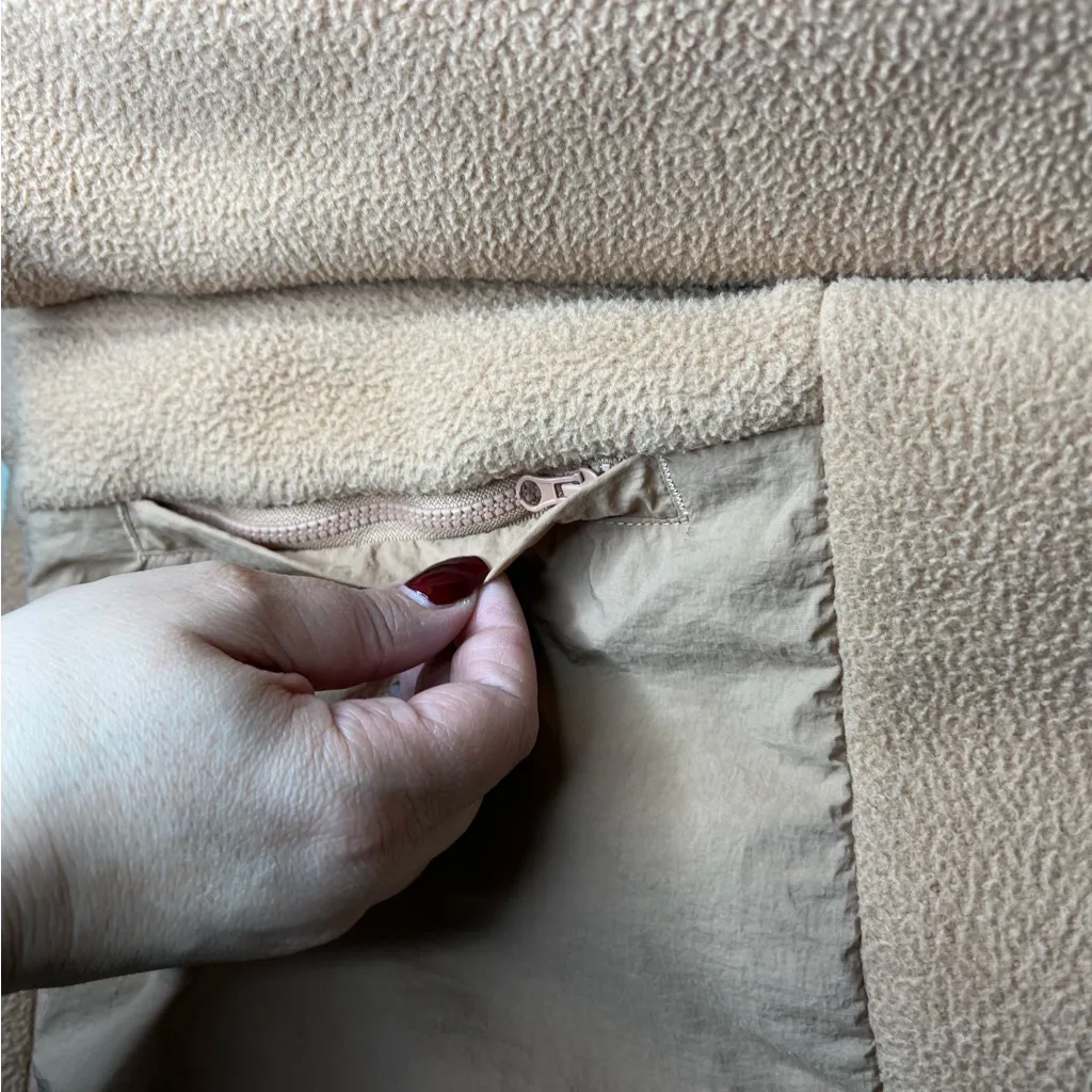 Fabletics Lotta Teddy Quarter Zip Pullover Hooded Sweater - Image 6