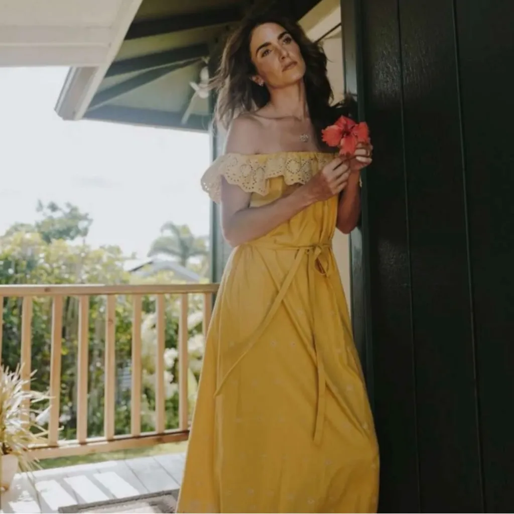 Christy Dawn XL The Mairin Dress in Chamomile Embroider Maxi Ethereal Cottage - Image 7