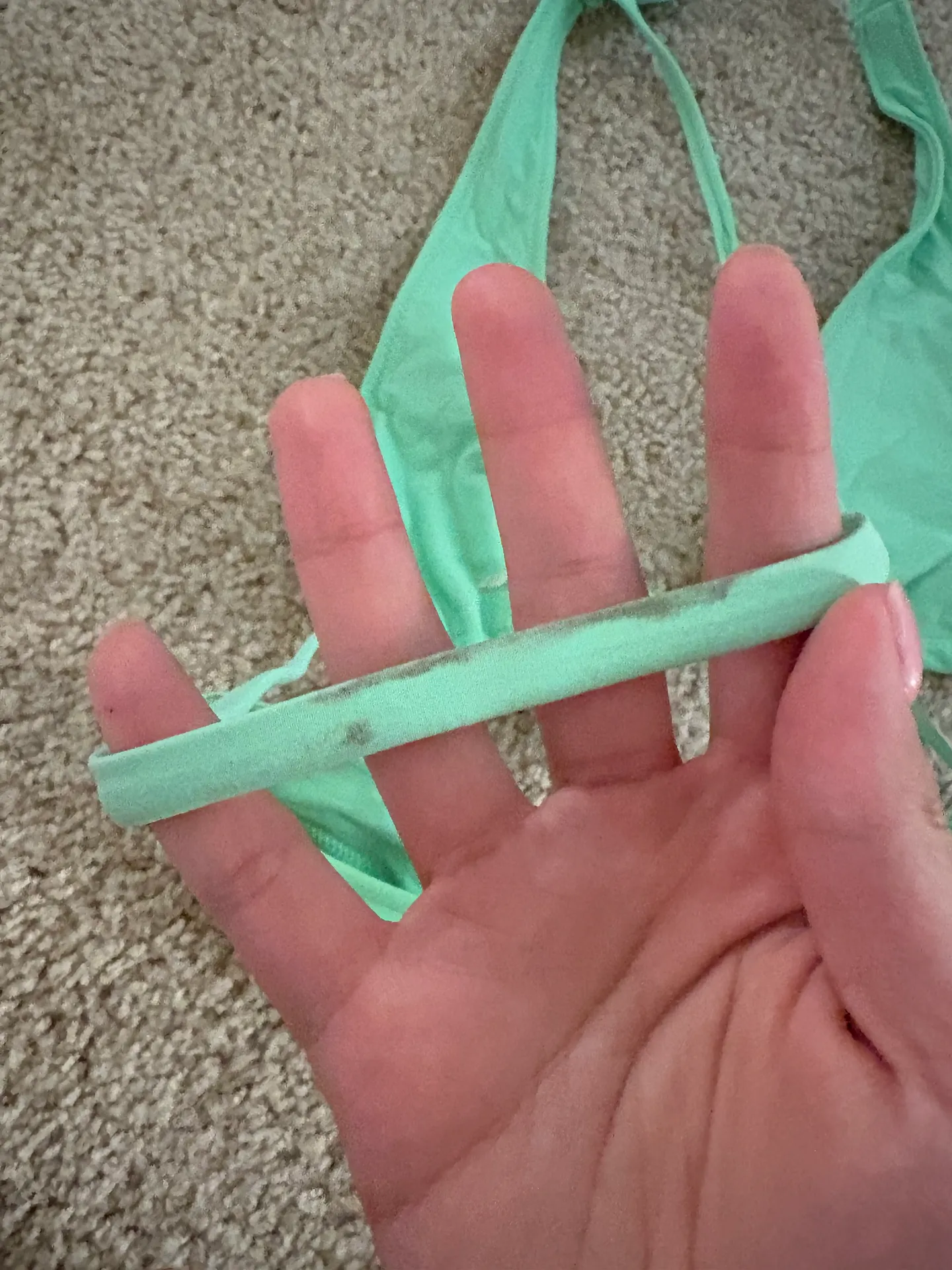 Green Halter Bikini Set - Image 2