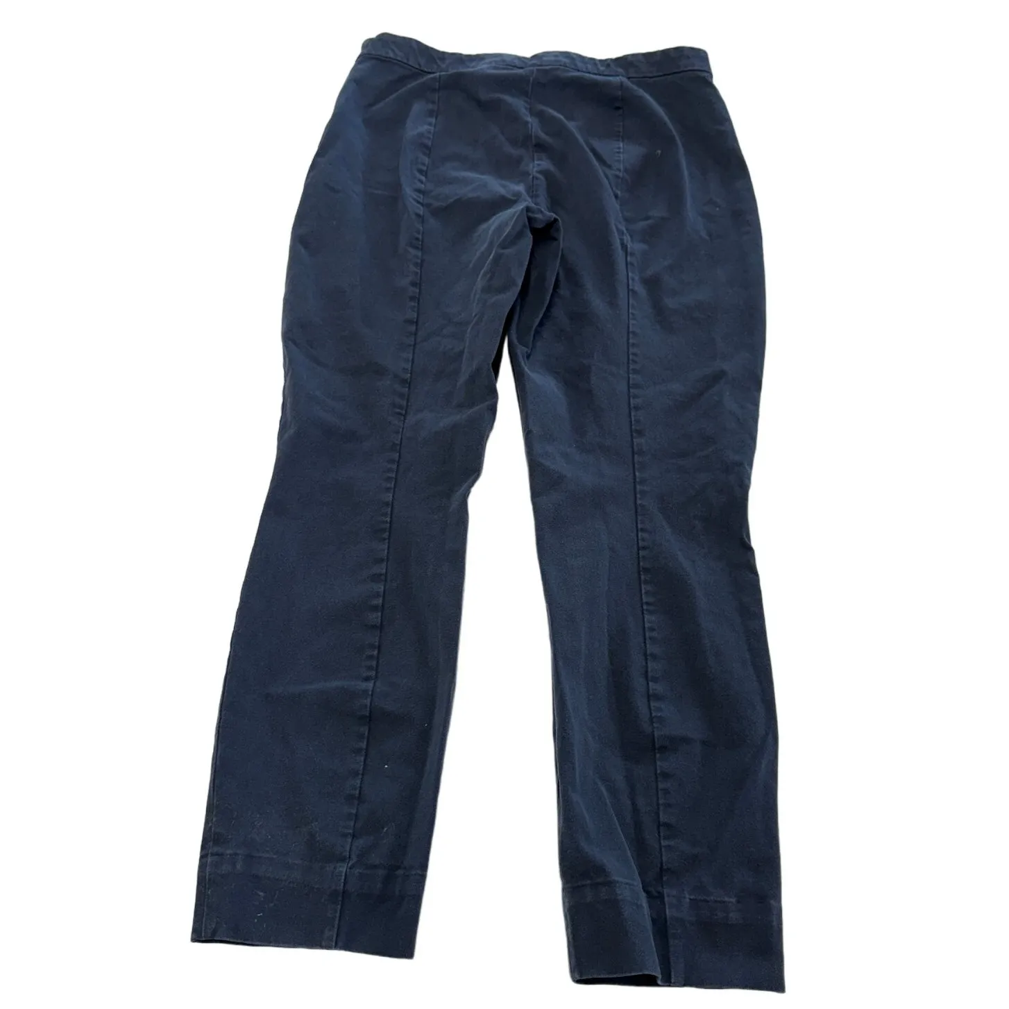 Everlane Pants‎ Womens 8 Blue Side Zip Skinny Work Ankle Stretch Cotton - Image 5