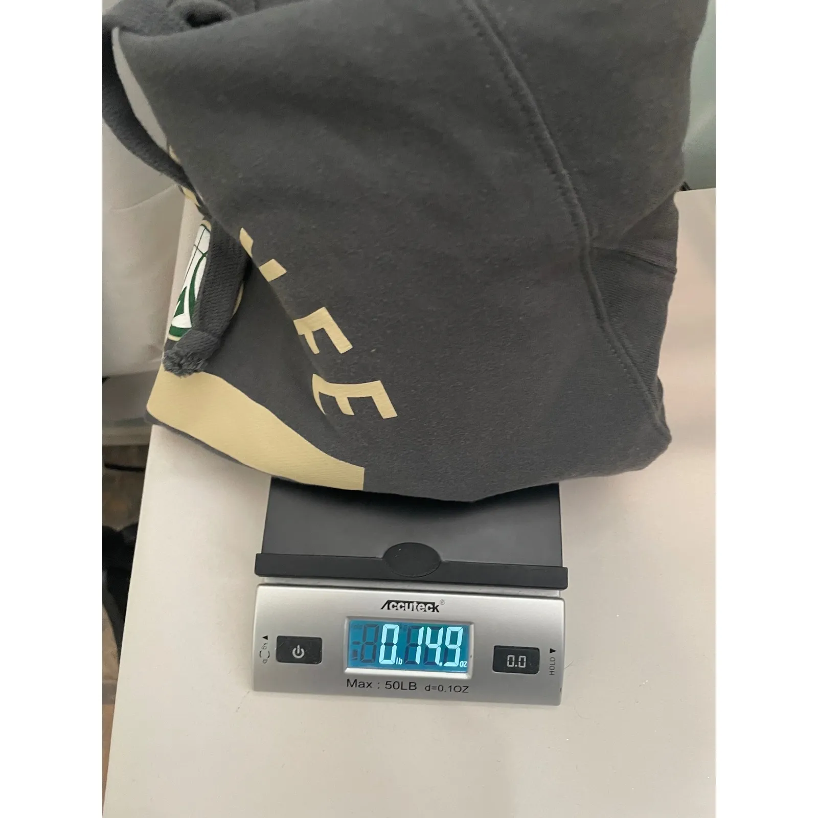 Sportige NBA Milwaukee Bucks Cropped Hoodie Medium Womens Gray Pullover - Image 6