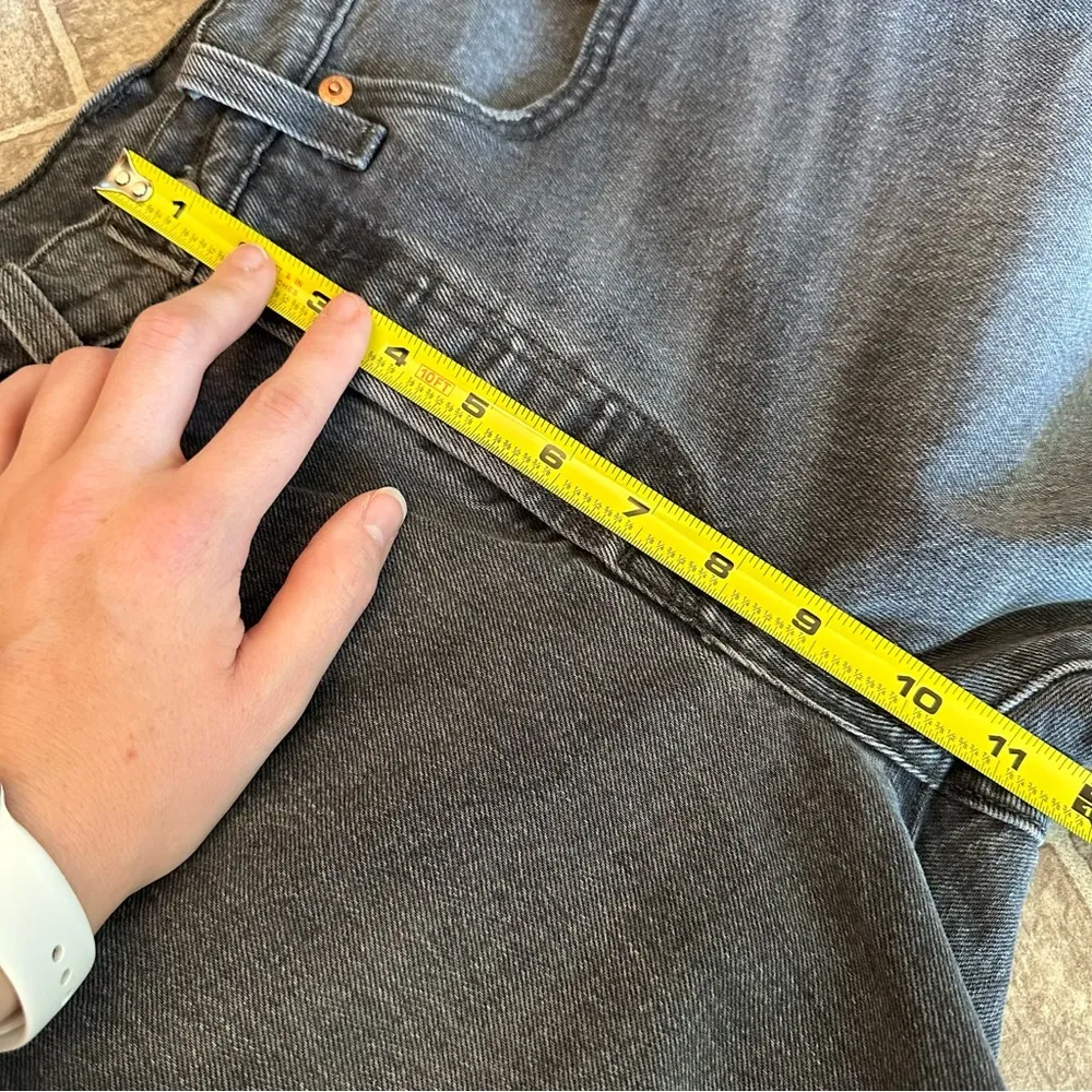 Levi’s Premium 501 S Skinny Gray/Faded Black Jeans W27 L28 Button fly Distressed - Image 13