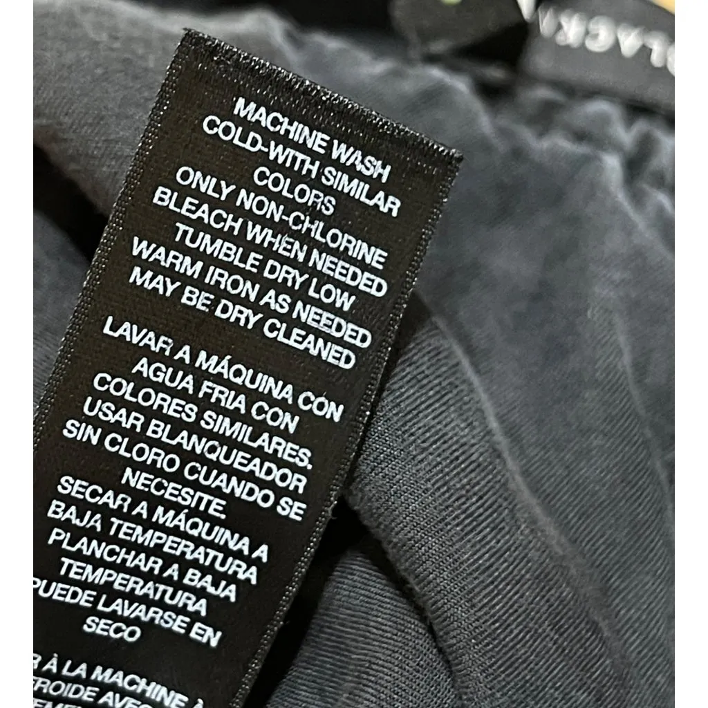 WHBM The Jogger Pants Black 8L Long Elastic Washed Black - Image 7