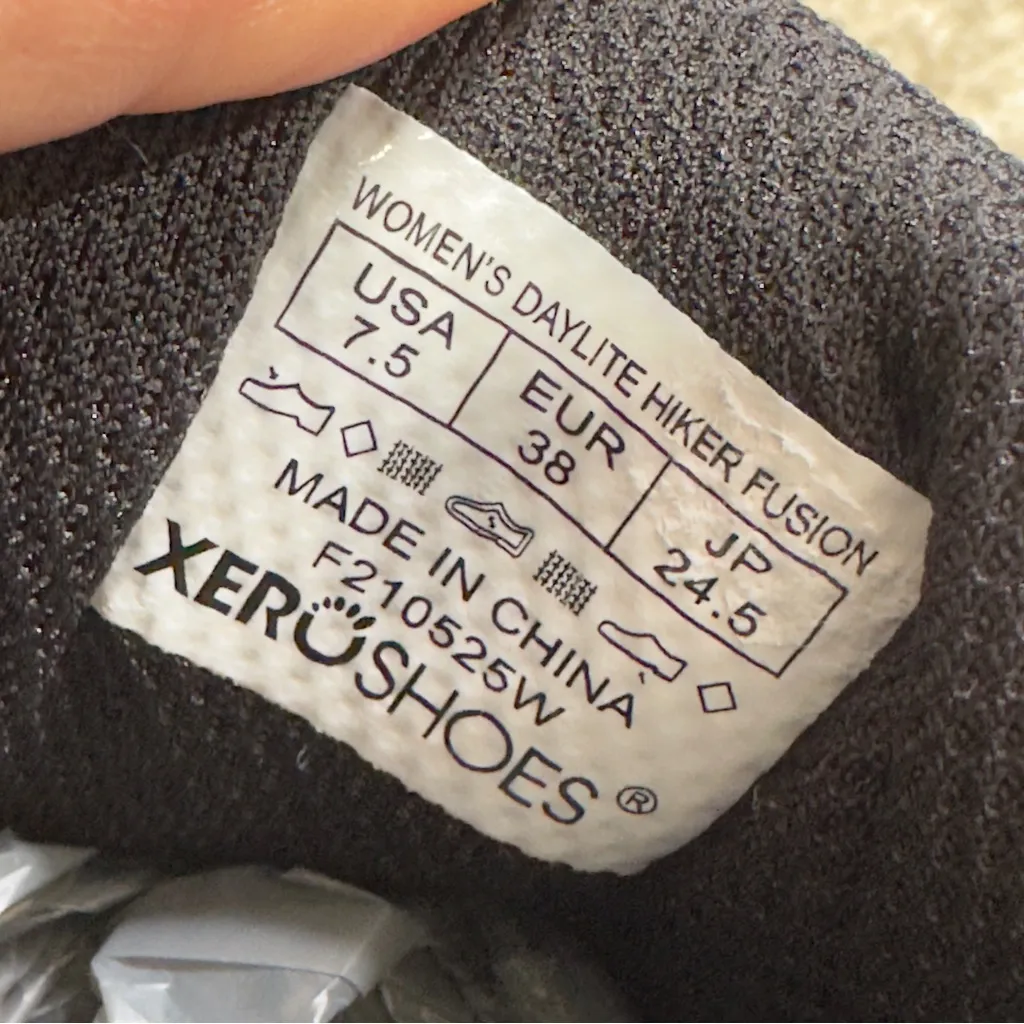 Xero Shoes Women’s DayLite Hiker Fusion Boots Shoes Outdoor in Black Blue 7.5 - Image 15