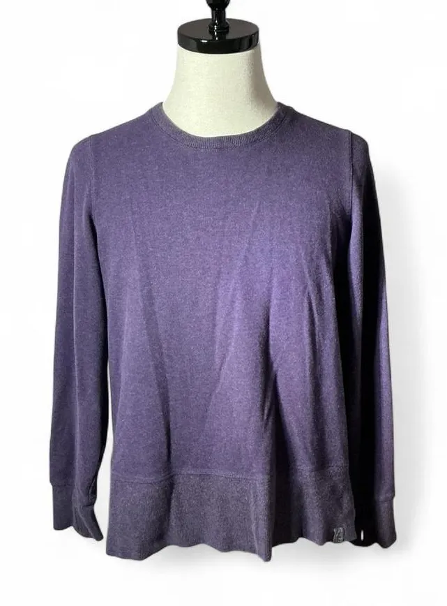 LL Bean Purple Crewneck Long Sleeve Top Casual Everyday Comfortable Normcore Size undefined - Image 1