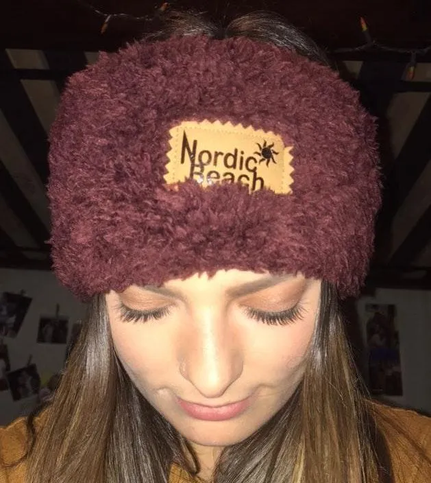 chocolate cherry nordic beach head wrap - Image 2