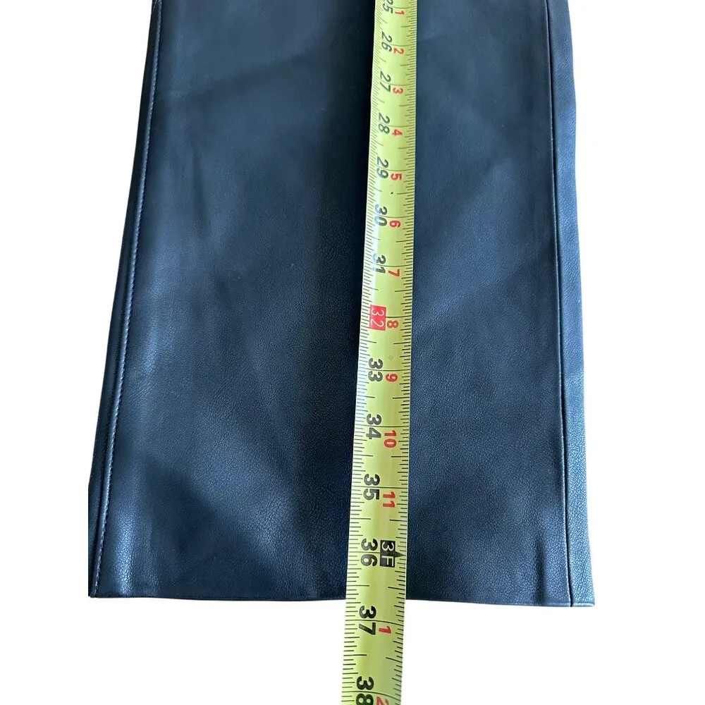 Blankly NYC Baxter Ribcage Straight Leg Jeans Faux Leather Paneling NWOT Sz 25 - Image 10