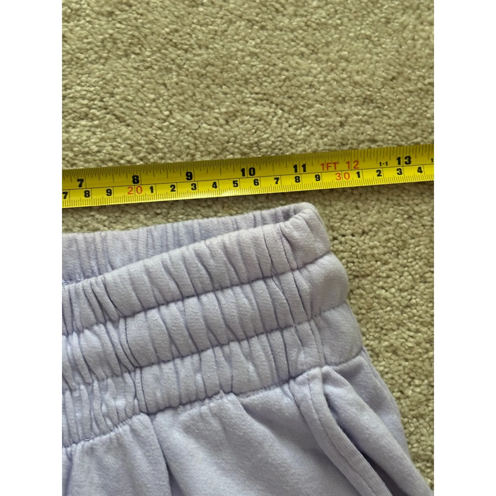 Frankie's Bikinis Frank Oversized Sweatpant Lilac *flawed* Size L - Image 9