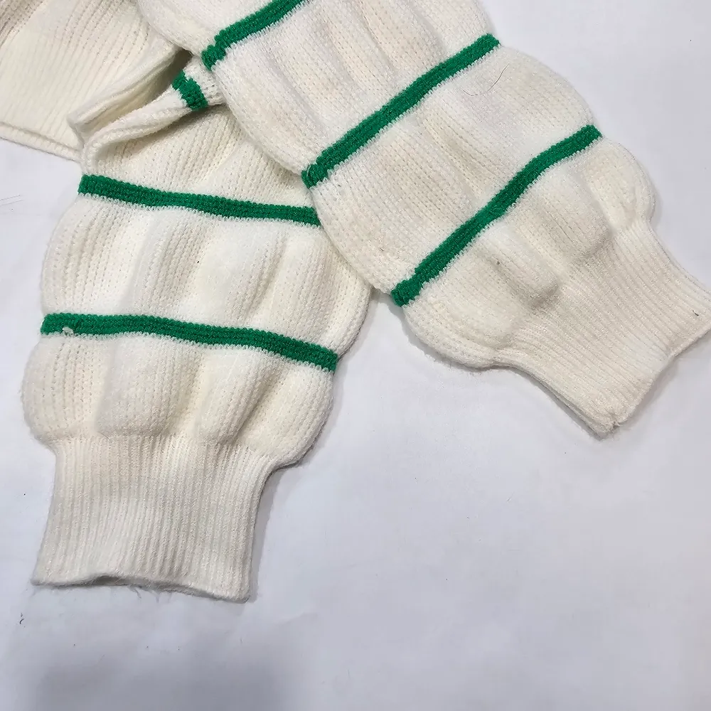 Superdown Sophia Stripe Sweater in White & Green - Image 6