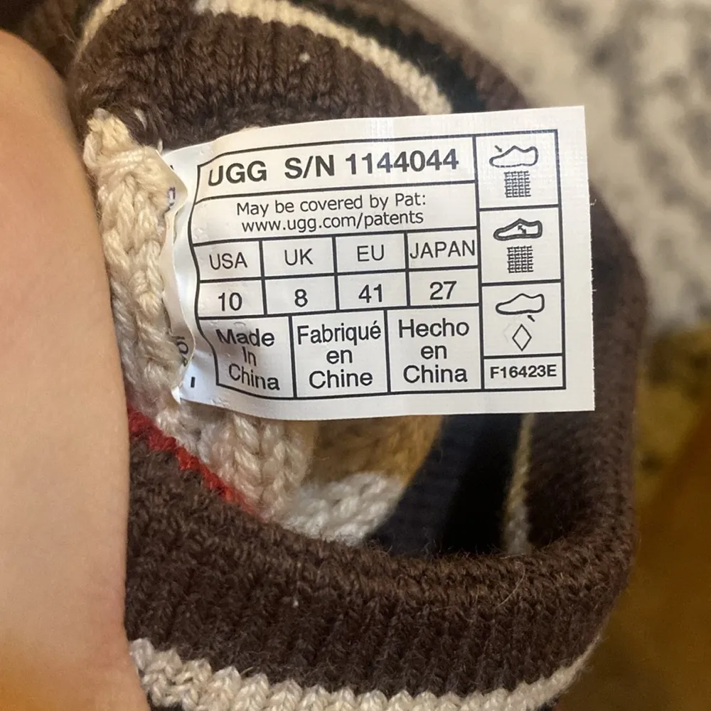 UGG  Classic Sweater Letter Boots size 10 - Image 5
