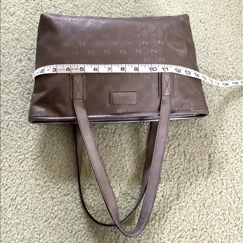 Authentic GUCCI PVC GG monogram tote bag🌸 - Image 11