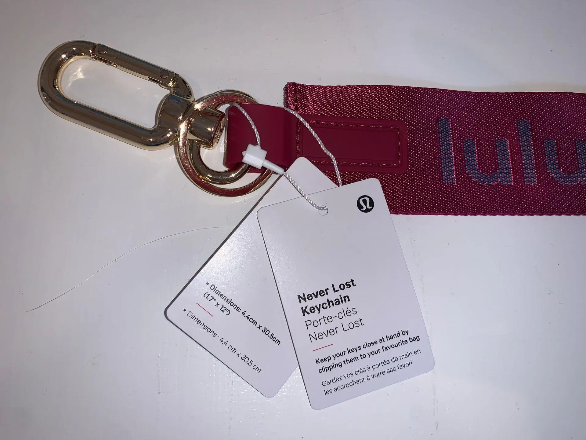 Lululemon Never Lost Keychain - Image 3
