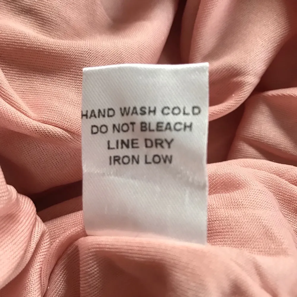 👒Essue Blush Pink Crushed Velvet Short Dress Size L - Image 12