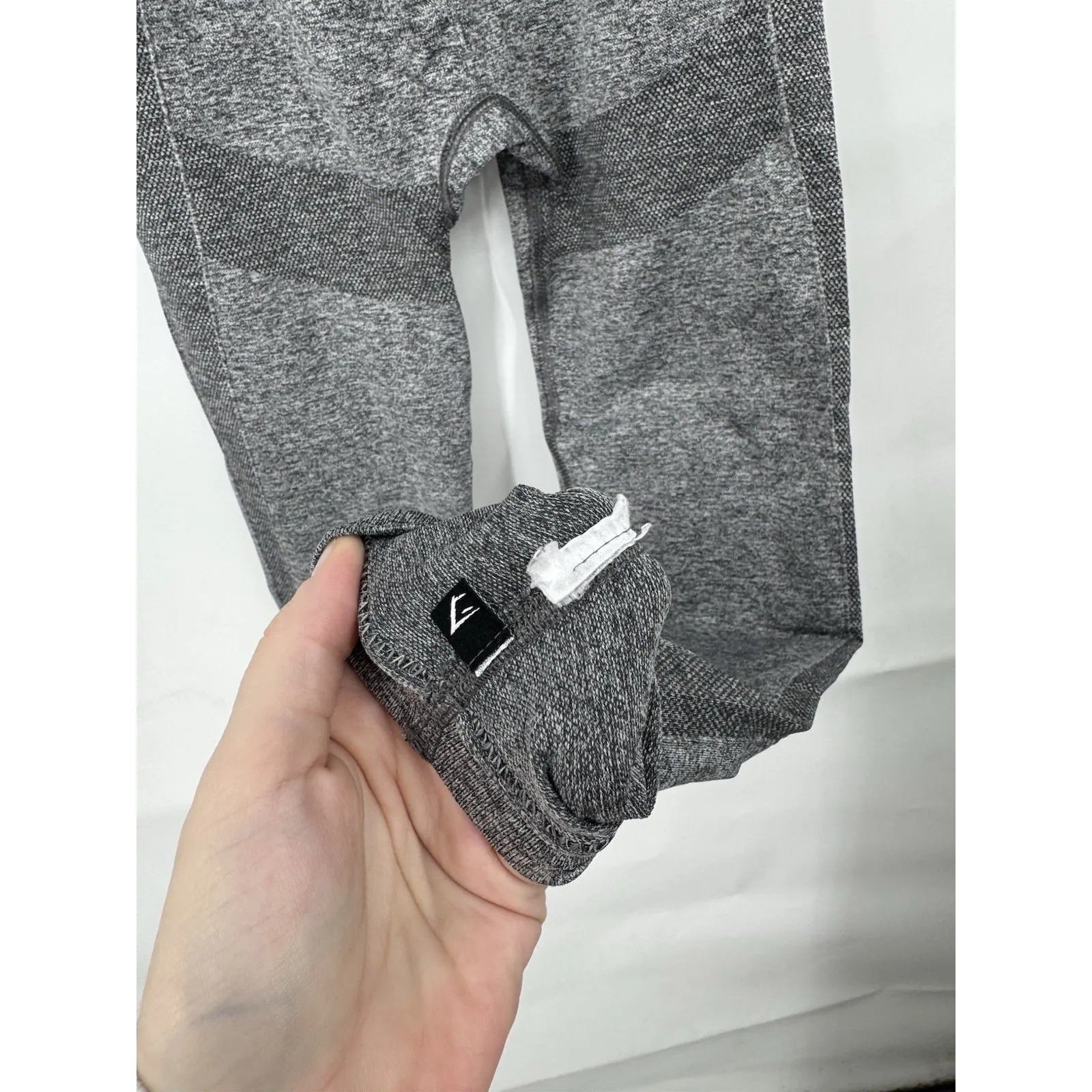 Gymshark Seamless Flex High Waisted Leggings Gray Women's Size XS Athletic Yoga - Image 4