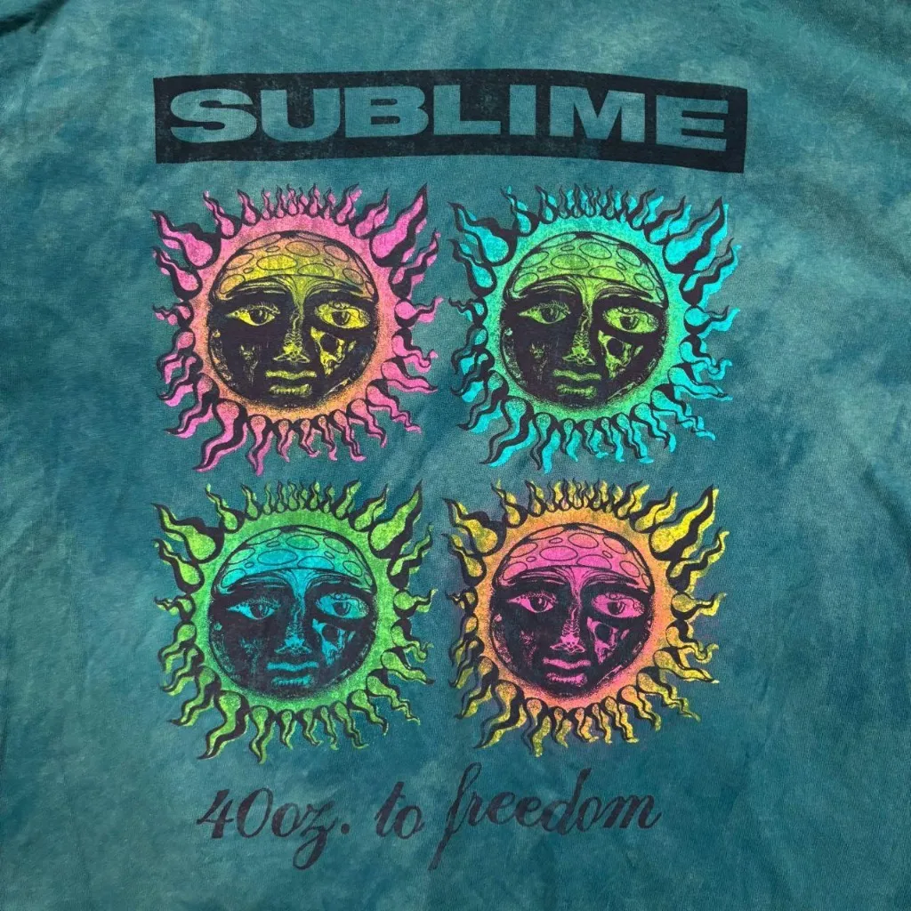 Sublime 40oz to Freedom Album Pop Art Rock Band T-Shirt XL - Image 2
