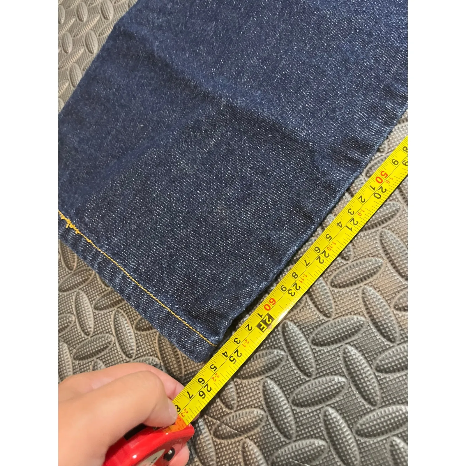 Adam Et‎ Rope Womens Dark Wash Wide Leg Flare Jeans Size Japanese 34 US 26 Blue - Image 7