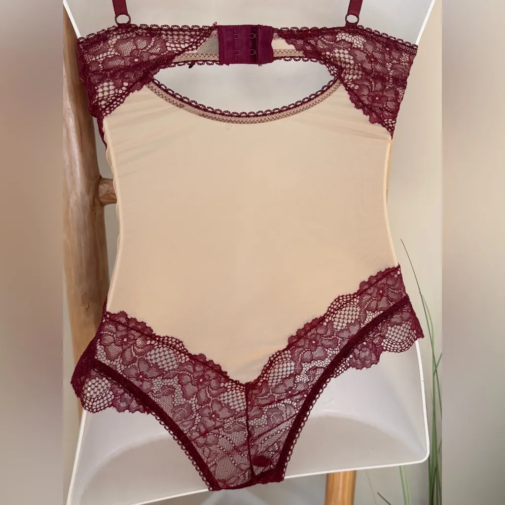 Frederick’s of Hollywood X Megan Fox Lace Teddy Bodysuit Lingerie Medium - Image 6