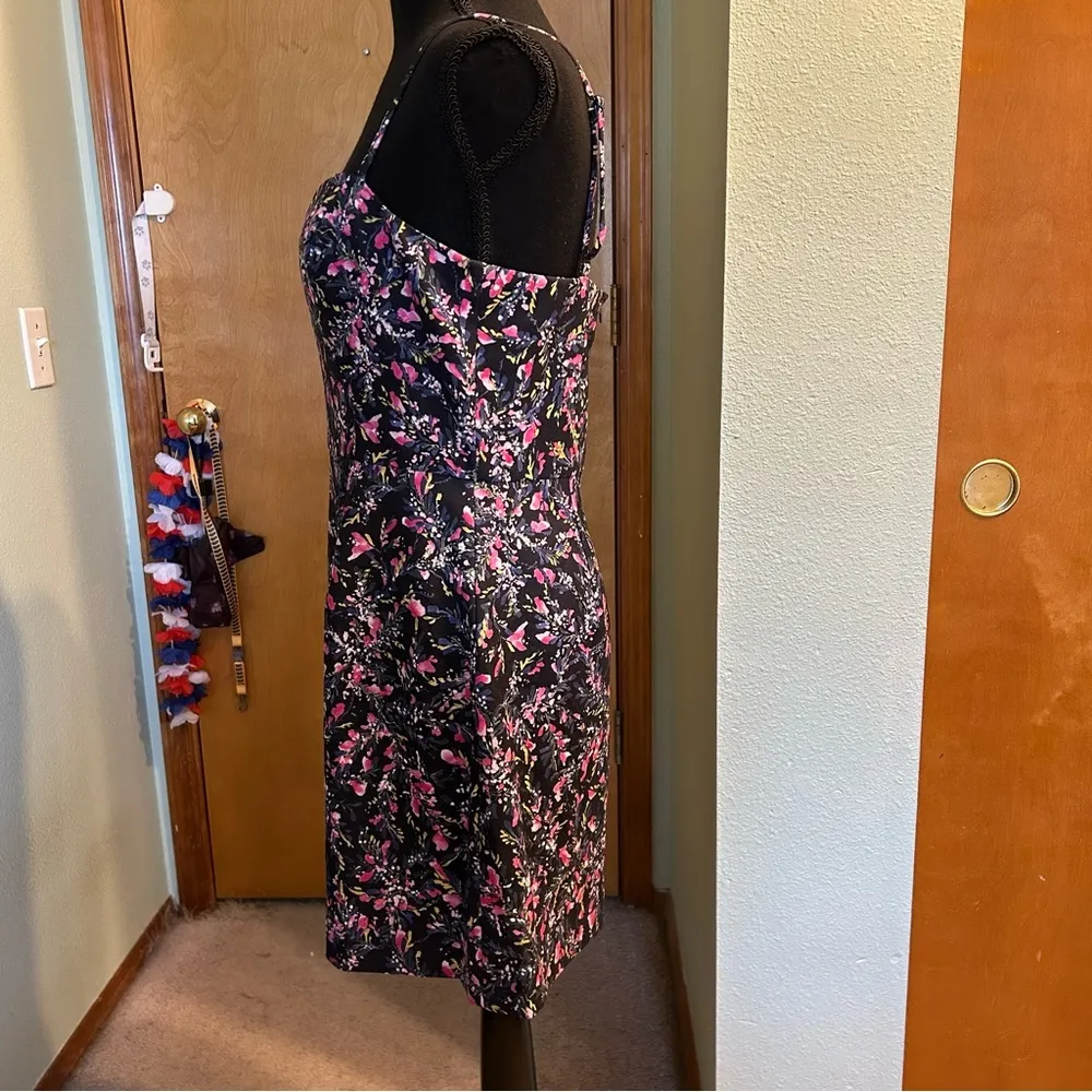French Connection whisper floral mini dress spaghetti strap size 8 - Image 4
