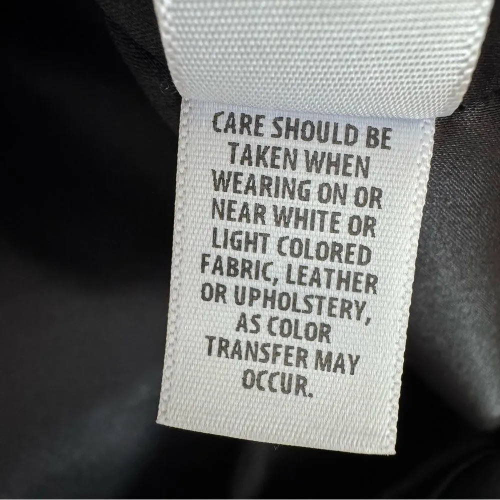 ST JOHN Stretch Napa Leather Stretch Pencil Skirt In Caviar Size 12 - Image 14