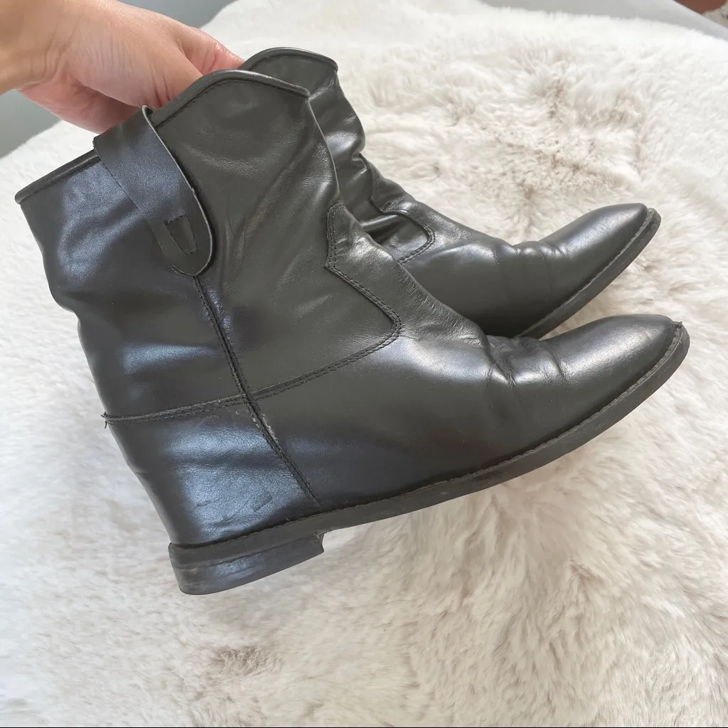 Isabel Marant Crisi Concealed-Wedge Ankle Boots - Image 7