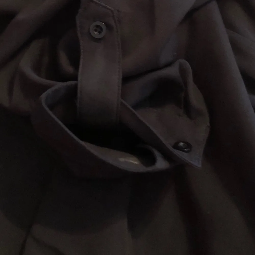 IMAN Womens Shirt Black Diamante Collar Size Medium Black long Sleeves New - Image 10