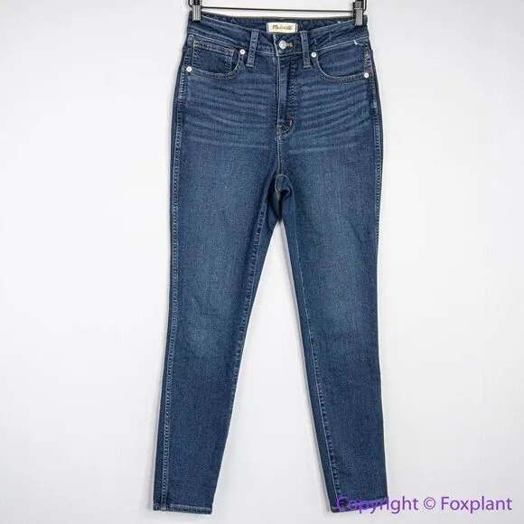 NEW Madewell Curvy High-Rise‎ Skinny Jeans in Coronet Wash, 26 - Image 3