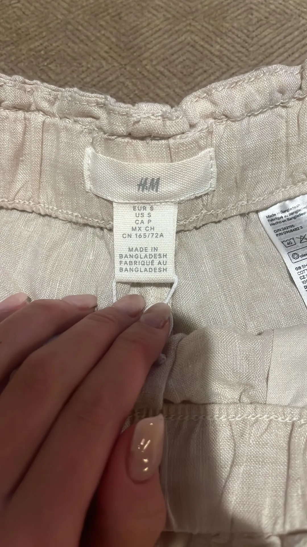 beachy linen shorts  - Image 3