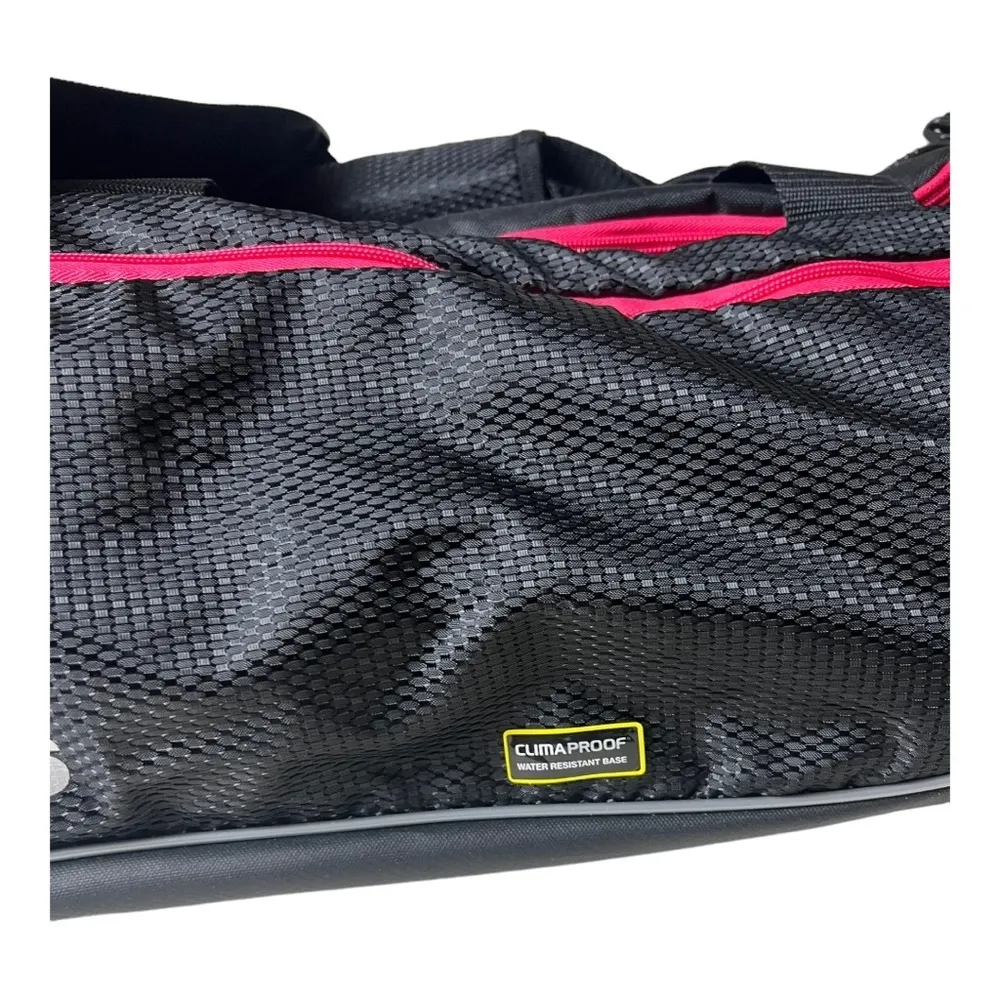 Adidas Black Pink Clima proof Duffle Athlete Bag - Image 5